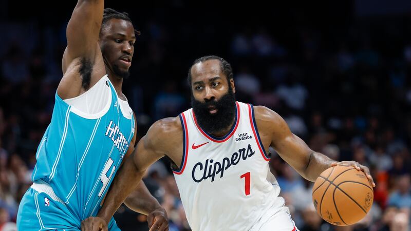 Harden erupts for 55, Clippers rout Hornets 131-116 in Paul's likely last game in North Carolina