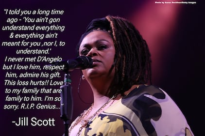 Celebrities Pay Tribute to D'Angelo