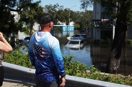 Damage left behind after Hurricane Milton