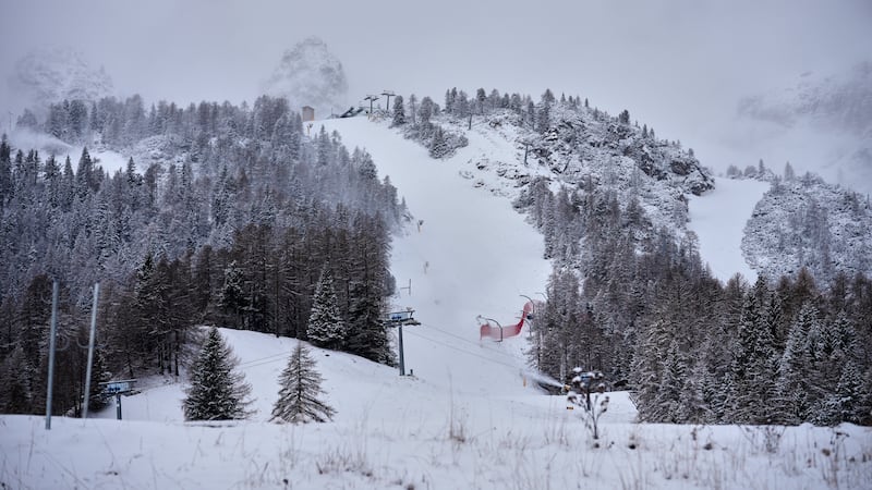 Milan Cortina Olympic mountains are wintry white after 1st big snowstorm of the season