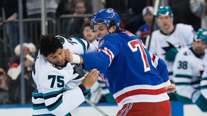 Back from injury, Rangers' Matt Rempe says he won't be deterred from dropping gloves
