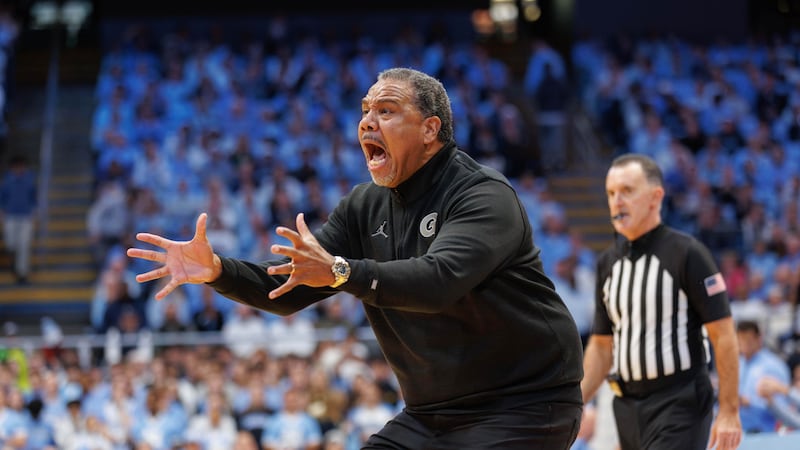 Georgetown coach Ed Cooley's water bottle throw earns him a one-game suspension